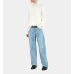 Pull En Cachemire Écru Femme