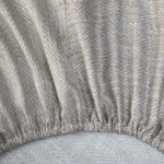 BOSS Home - Drap housse en satin de coton gris, Kells