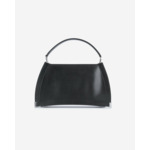 Sac Trapèze En Cuir Noir