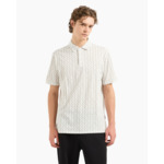 Polo - imprimé blanc