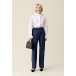 Chemise blanche col volanté