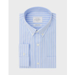 Chemise Classique rayée bleue