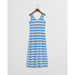 Striped Tank Top Midi Jersey Dress