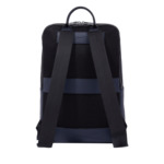 NEO NOMADE - SAC DOS 2 COMP ZIPPE - Bleu Minuit