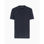 T-shirt - petits lettres bleu marine