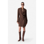 Robe Demi En Soie Mélangée