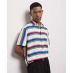 Chemise A Manches Courte Et Col Classique Imprimee Homme
