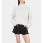 Pull En Laine Et Cachemire Écru Femme