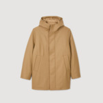 Parka en laine à capuche