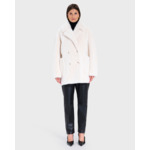 Manteau Martiala Ecru en Polyester