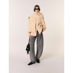 Manteau double face à écharpe