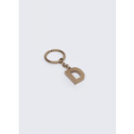 Porte-clés lettre "D" en laiton