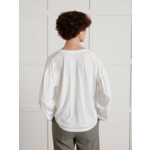 T-SHIRT DENTELLE LIN