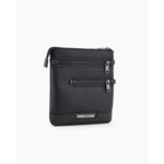 Sac bandoulière plat pour homme - nero