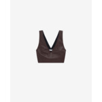 Crop Top En Cuir Fumiko
