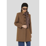 Manteau Madeline-Noisette en Laine