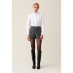 Short tweed gris