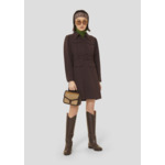 Robe Roya-Chocolat en Polyester