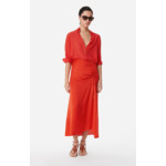Jupe Calyp En Viscose Et Soie