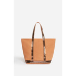 Cabas M En Toile En Laine Vierge Mélangée