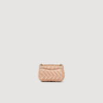 Mini sac YZA en cuir irisé matelassé
