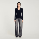 Cardigan à strass