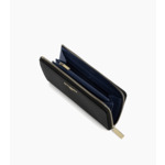 Compagnon zippé Emilie en cuir signature T