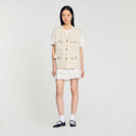 Veste sans manches en tweed