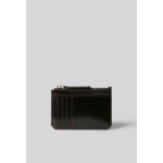 Porte carte cuir coeur doré