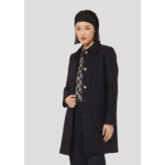 Manteau Marley-Nuit en Laine Froide