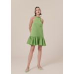 Robe Riviera-Vert en Viscose