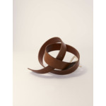 Ceinture en cuir et boucle carrée