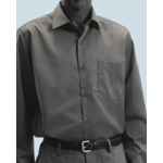 Chemise Manches Longues Uni Broderie