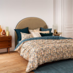 Olivier Desforges - Drap plat en satin de coton lavé multicouleurs, Belcanto