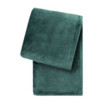 Desforges - Plaid en polaire ecru, Castor