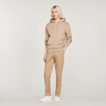 Pantalon droit élastiqué