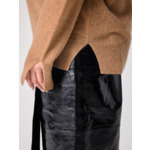Pull col V CACHEMIRE LEOPOLDINE CAMEL_CHINE