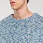 Pull en maille moulinée