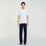 Polo fleur en coton