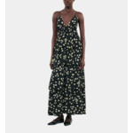 Robe Longue Avec Imprimé Fleuri Femme