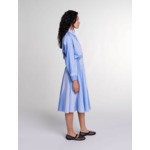 Robe longue loose à rayures