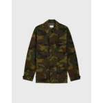 Veste militaire isao avec quatre poches en ripstop imprimé camouflage kaki
