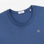 T-shirt manches courtes Theo bleu indigo
