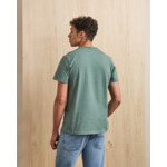 T-shirt vert clair broderie beagle skate