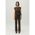 Pantalon maille rayée