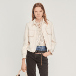 Manteau court boutonné