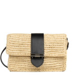 Sac trotteur A rabat avec fermoir Ily Osier