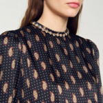 Robe courte imprimé cachemire