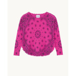 Pull Mela Bandana Bico Pull Cachemire Col Rond Imprimé, 2 fils