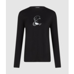 SKETCH CAMEO PRINT LS TOP